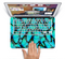 The Turquoise Butterfly Bundle Skin Set for the Apple MacBook Pro 15" with Retina Display
