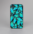 The Turquoise Butterfly Bundle Skin-Sert for the Apple iPhone 4-4s Skin-Sert Case