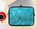The Turquoise Glimmer Ink-Fuzed NeoPrene MacBook Laptop Sleeve