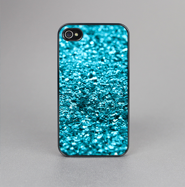The Turquoise Glimmer Skin-Sert for the Apple iPhone 4-4s Skin-Sert Case