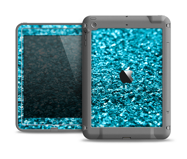 The Turquoise Glimmer Apple iPad Mini LifeProof Fre Case Skin Set
