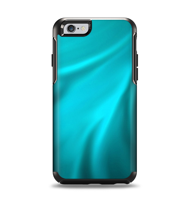 The Turquoise Highlighted Swirl Apple iPhone 6 Otterbox Symmetry Case Skin Set