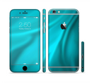 The Turquoise Highlighted Swirl Sectioned Skin Series for the Apple iPhone 6 Plus