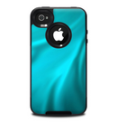 The Turquoise Highlighted Swirl Skin for the iPhone 4-4s OtterBox Commuter Case