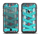 The Turquoise Laced Shoe Apple iPhone 6/6s LifeProof Fre Case Skin Set
