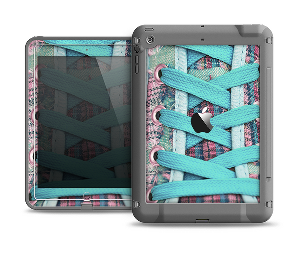 The Turquoise Laced Shoe Apple iPad Mini LifeProof Fre Case Skin Set