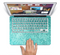 The Turquoise Mosaic Tiled Skin Set for the Apple MacBook Pro 15" with Retina Display