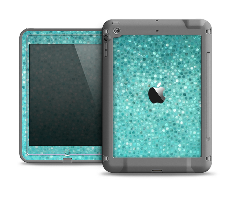 The Turquoise Mosaic Tiled Apple iPad Air LifeProof Fre Case Skin Set