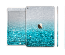 The Turquoise & Silver Glimmer Fade Skin Set for the Apple iPad Pro