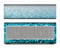 The Turquoise & Silver Glimmer Fade Skin for the Braven 570 Wireless Bluetooth Speaker