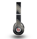 The Two-Toned Dark Black Wide Chevron Pattern Skin for the Beats by Dre Original Solo-Solo HD Headphones