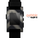 The Two-Toned Dark Black Wide Chevron Pattern Skin for the Pebble SmartWatch