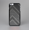 The Two-Toned Dark Black Wide Chevron Pattern V3 Skin-Sert for the Apple iPhone 6 Plus Skin-Sert Case