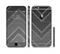 The Two-Toned Dark Black Wide Chevron Pattern V3 Sectioned Skin Series for the Apple iPhone 6 Plus