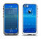 The Unbalanced Blue Textile Surface Apple iPhone 5-5s LifeProof Fre Case Skin Set