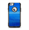 The Unbalanced Blue Textile Surface Apple iPhone 6 Otterbox Commuter Case Skin Set