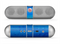 The Unbalanced Blue Textile Surface Skin for the Beats by Dre Pill Bluetooth Speaker
