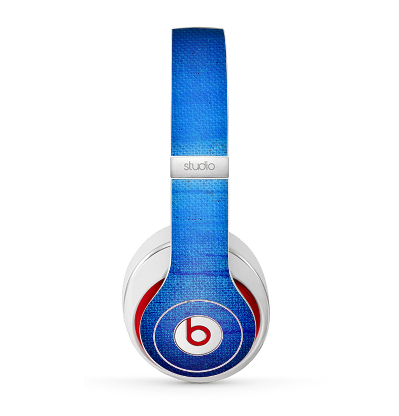 The Unbalanced Blue Textile Surface Skin for the Beats by Dre Studio (2013+ Version) Headphones