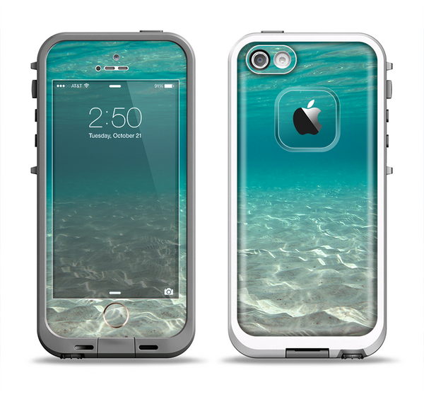 The Under The Sea Scenery Apple iPhone 5-5s LifeProof Fre Case Skin Set