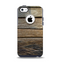 The Uneven Dark Wooden Planks Apple iPhone 5c Otterbox Commuter Case Skin Set
