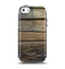 The Uneven Dark Wooden Planks Apple iPhone 5c Otterbox Symmetry Case Skin Set
