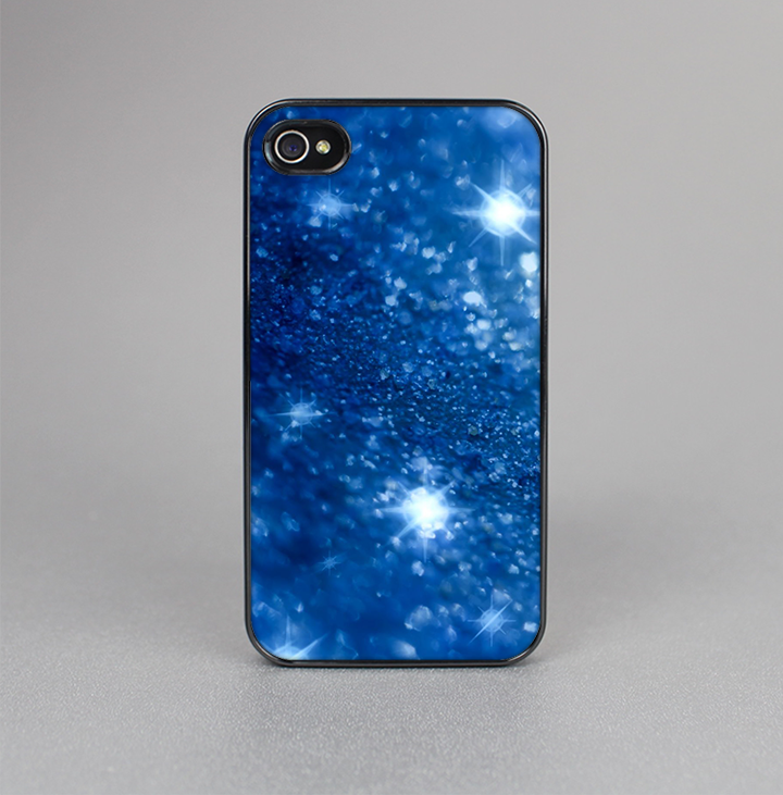 The Unfocused Blue Sparkle Skin-Sert for the Apple iPhone 4-4s Skin-Sert Case