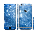 The Unfocused Blue Sparkle Sectioned Skin Series for the Apple iPhone 6s Plus