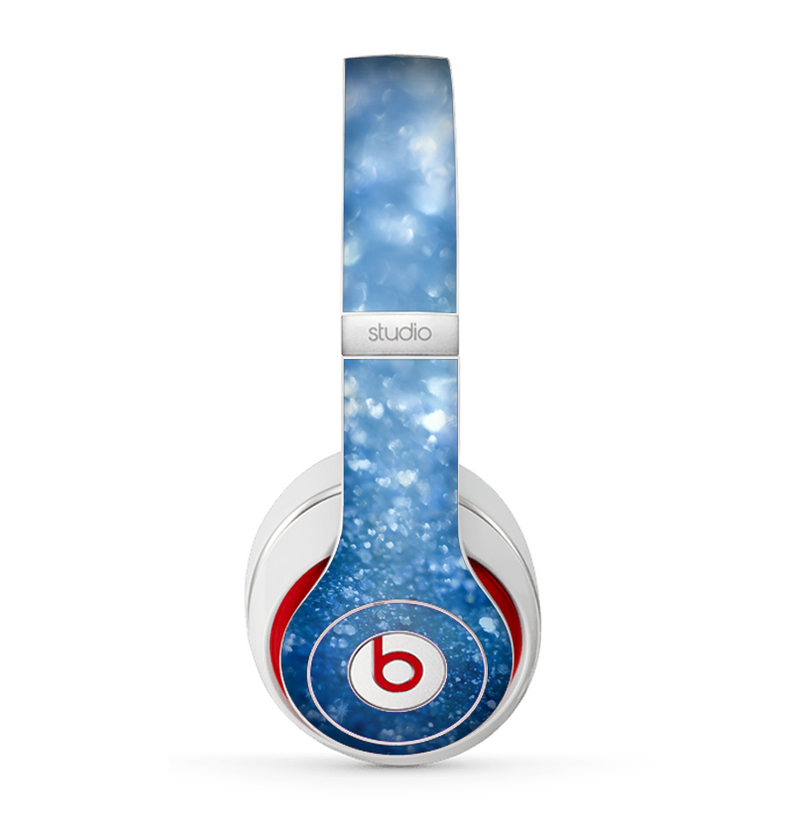 The Unfocused Blue Sparkle Skin for the Beats by Dre Studio (2013+ Version) Headphones