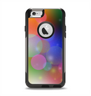The Unfocused Color Rainbow Bubbles Apple iPhone 6 Otterbox Commuter Case Skin Set