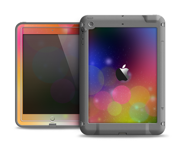 The Unfocused Color Rainbow Bubbles Apple iPad Air LifeProof Fre Case Skin Set