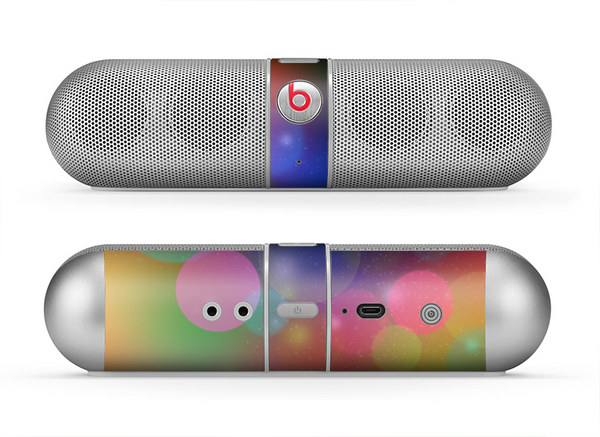 The Unfocused Color Rainbow Bubbles Skin for the Beats by Dre Pill Bluetooth Speaker