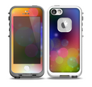 The Unfocused Color Rainbow Bubbles Skin for the iPhone 5-5s fre LifeProof Case