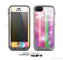 The Unfocused Color Vector Bars Skin for the Apple iPhone 5c LifeProof Case
