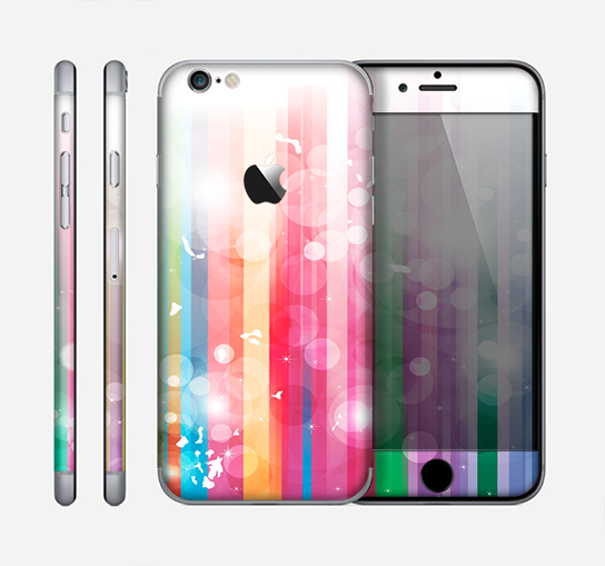 The Unfocused Color Vector Bars Skin for the Apple iPhone 6