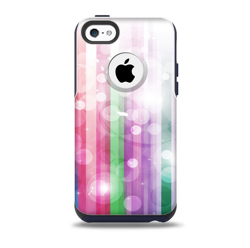The Unfocused Color Vector Bars Skin for the iPhone 5c OtterBox Commuter Case