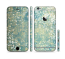 The Unfocused Green & White Drop Surface Sectioned Skin Series for the Apple iPhone 6s Plus