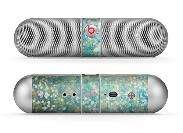 The Unfocused Green & White Drop Surface Skin for the Beats by Dre Pill Bluetooth Speaker
