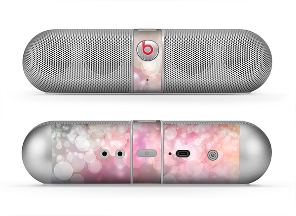 The Unfocused Pink Abstract Lights Skin for the Beats by Dre Pill Bluetooth Speaker