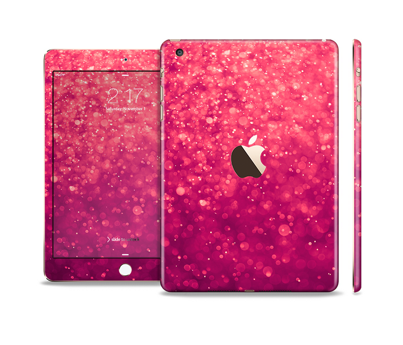 The Unfocused Pink Glimmer Full Body Skin Set for the Apple iPad Mini 3