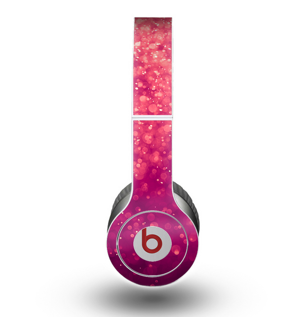 The Unfocused Pink Glimmer Skin for the Beats by Dre Original Solo-Solo HD Headphones