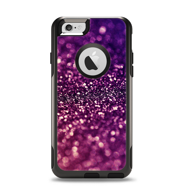 The Unfocused Purple & Pink Glimmer Apple iPhone 6 Otterbox Commuter Case Skin Set