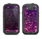 The Unfocused Purple & Pink Glimmer Samsung Galaxy S3 LifeProof Fre Case Skin Set