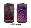 The Unfocused Purple & Pink Glimmer Skin For The Samsung Galaxy S3 LifeProof Case