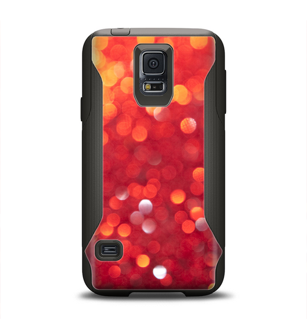 The Unfocused Red Showers Samsung Galaxy S5 Otterbox Commuter Case Skin Set