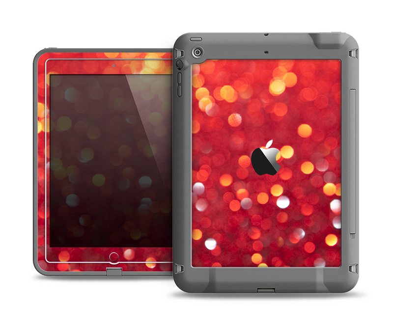 The Unfocused Red Showers Apple iPad Mini LifeProof Fre Case Skin Set