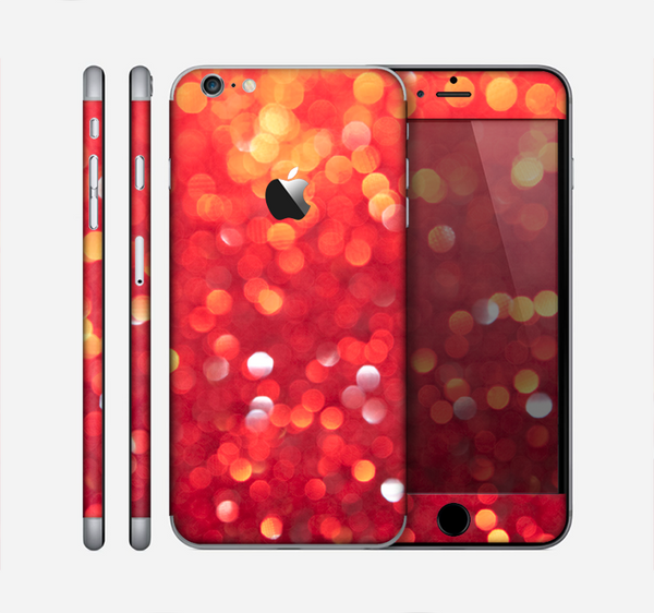 The Unfocused Red Showers Skin for the Apple iPhone 6 Plus