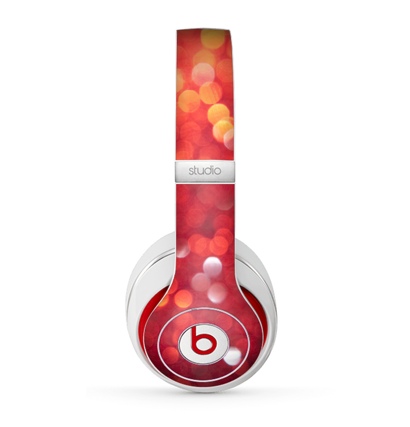 The Unfocused Red Showers Skin for the Beats by Dre Studio (2013+ Version) Headphones