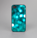 The Unfocused Subtle Blue Sparkle Skin-Sert for the Apple iPhone 4-4s Skin-Sert Case