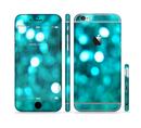 The Unfocused Subtle Blue Sparkle Sectioned Skin Series for the Apple iPhone 6s Plus