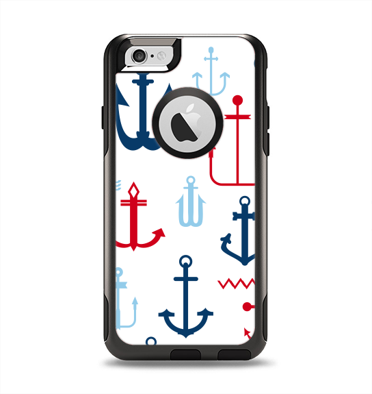 The Various Anchor Colored Icons Apple iPhone 6 Otterbox Commuter Case Skin Set